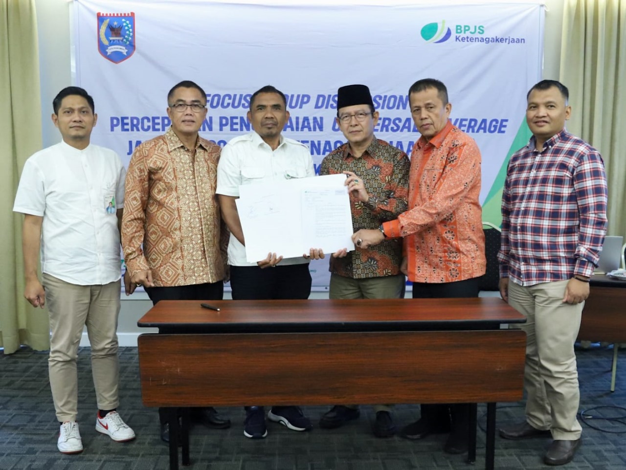 28 Pemko Payakumbuh Perkuat Perlindungan bagi Pekerja Rentan, 1.000 Peserta Ditanggung Desember 2025