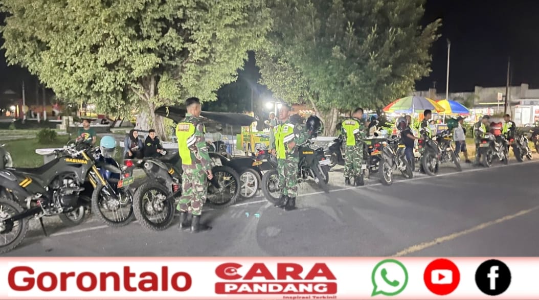 28 Jelang HUT Ke-80 TNI, Kodim 1313/Pohuwato Gelar Patroli Gabungan