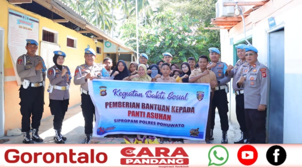 28 SiPropam Gelar Bakti Sosial Ke Panti Asuhan Nurul Qur'an Dalam Rangka Hut Bhayangkara ke 79