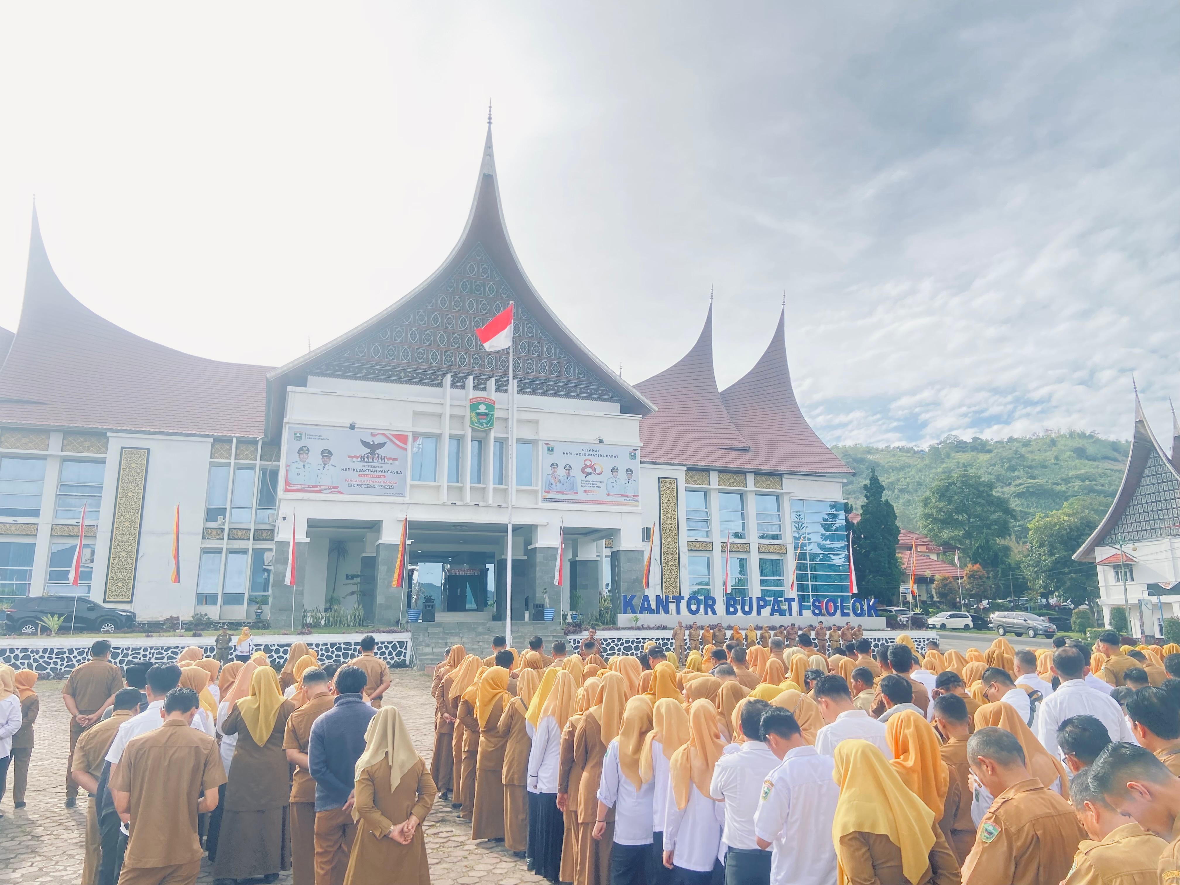 28 Apel Pagi di Lingkup Pemerintah Kabupaten Solok