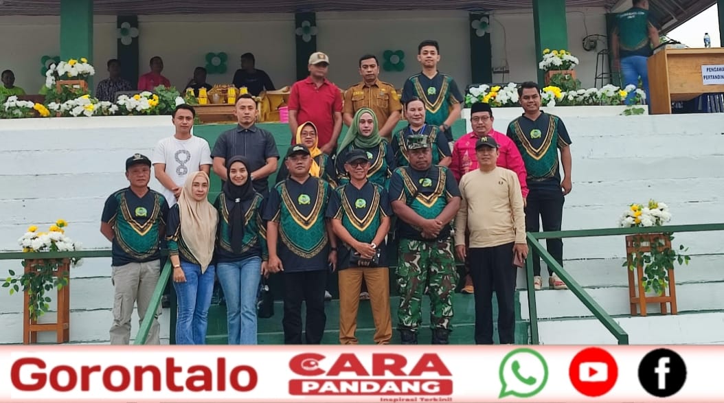 28 Turnamen sepak bola Danramil Cup 2025 resmi dibuka di lapangan Desa Londoun, Kecamatan Popayato Timur, Kabupaten Pohuwato, Senin (29/9/2025) sore.