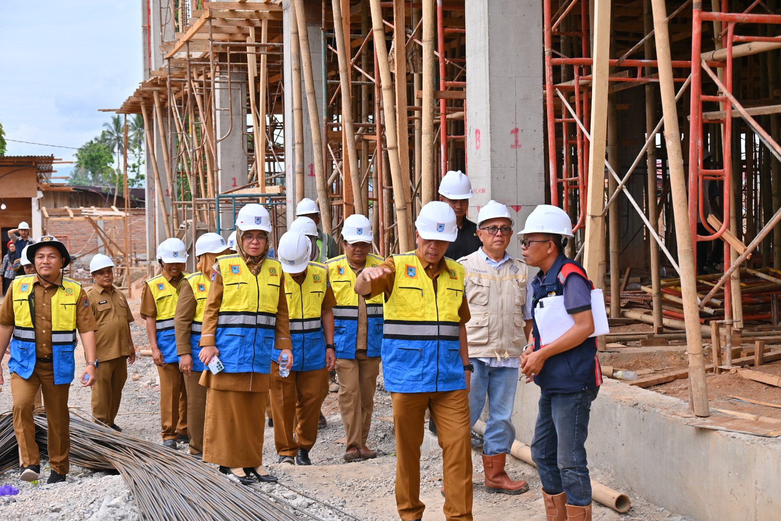 28 Pemko Payakumbuh Lakukan Monitoring Pembangunan Puskesmas Parik Rantang