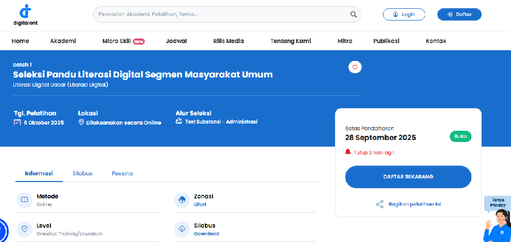 28 Pandu Literasi Digital 2025