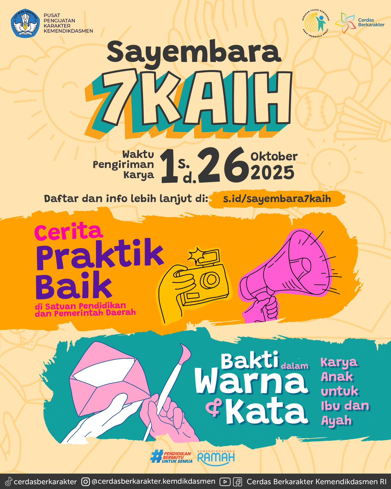 28 Sayembara 7 Kebiasaan Anak Indonesia Hebat