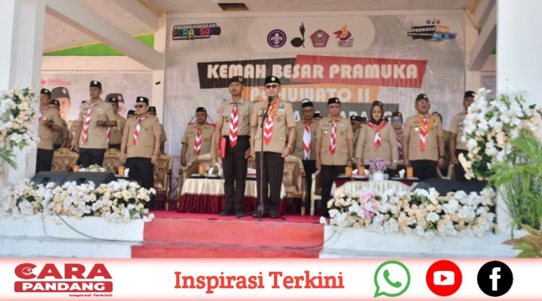 28 Apel Peringatan Hari Pramuka ke-64 Kwarcab Pohuwato Dirangkai dengan Penutupan Kemah Besar dan Pransaka Pramuka