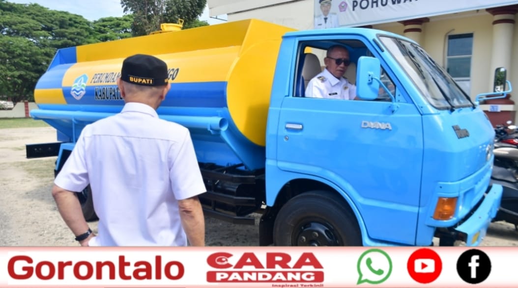 28 Selesai Direvitalisasi, Bupati dan Wabup Pohuwato Tinjau Langsung Mobil Perumdam Moolango