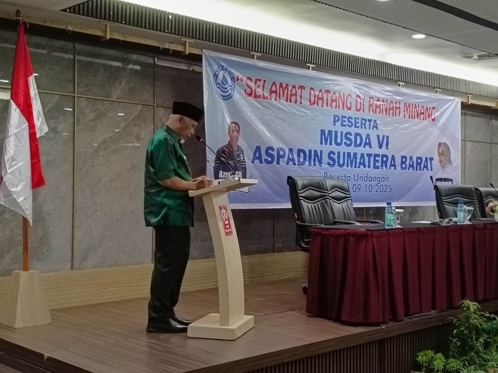 28 Gubernur Mahyeldi Buka Musda VI ASPADIN Sumbar: “Kelola Air Secara Bijak, Jaga Alam untuk Generasi Mendatang”