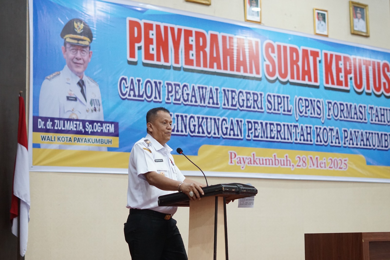 28 Wawako Payakumbuh Lantik 32 CPNS Formasi Tahun 2024: Bekerjalah Secara Profesional dan Penuh Tanggung Jawab